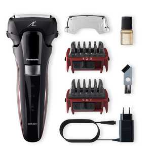 Afeitadora eléctrica negra para uso en seco y húmedo, 3 cuchillas, 2 accesorios, 50 minutos de duración de la batería, 1 hora de carga, IPX7, cabezal de repuesto facial, lavable, segura - Product Image 4