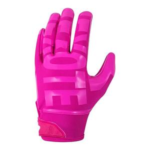 Gants de football américain personnalisés en silicone bicolore de haute qualité avec matériau antidérapant pour l'entraînement et différentes tailles et couleurs - Product Image 3