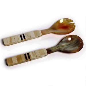 Cuillères à salade en résine faites à la main, best-sellers, écologiques, compatibles lave-vaisselle, ustensiles de cuisine modernes, 11 pouces, fabriquées en Inde - Product Image 6