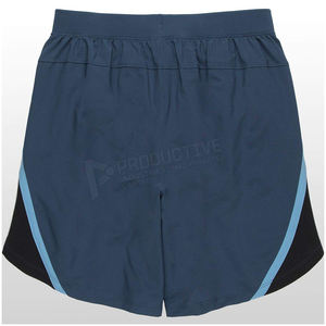 Shorts de gymnastique en coton écologique de haute qualité pour hommes Logo personnalisé motif solide décontracté en gros taille élastique toile teinte unie - Product Image 2