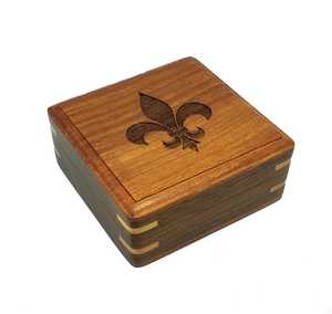 Compas de transit de poche en laiton à collectionner vadrouille en bois par faizacraft - Product Image 1