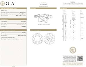 3.51 carat H couleur i1 pureté ronde taille brillante diamants naturels en vrac IGI certifié Solitaire en vrac fabrication OEM pour bijoux - Product Image 2