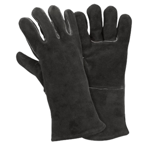 Guantes de soldadura de cuero de vaca resistente de alta calidad Guantes de protección personal para construcción de barbacoa Seguridad de abrasión - Product Image 2