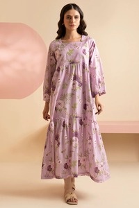 Heavy Women's Party Dress <b>Vintage</b> Rayon Natural Waistline Vacation Style <b>Ball</b> <b>Gown</b> High Quality Wholesale Import Duties Included - Product Image 5