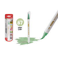 Ensemble de 87 marqueurs à pinceau vert clair à pointe flexible Stylo aquarelle en plastique pour le dessin