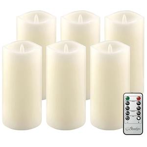 TOOWIN Led Electronic Candle <b>Lamp</b>, Paraffin Wax Swaying Wave Simulation Candle - Product Image 1