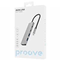 Hub Multiport USB-C 5-in-1 Proove Iron Link
