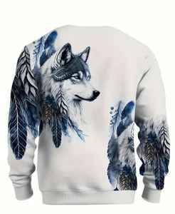 Sweat-shirt d'hiver pour homme ultra doux et personnalisable, en polaire polyester/coton, respirant et imperméable, tissu 380g - Product Image 4