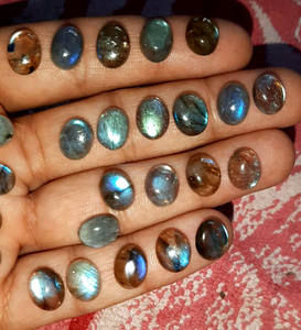 อัญมณีผิวเรียบขัดหลังเบี้ยทรงวงรีทรงหลวมสำหรับผู้ชายเครื่องประดับทำสำหรับทำเครื่องประดับสำนักงานฤดูร้อน - Product Image 2