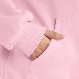 Venta caliente mujeres sudaderas con capucha de gran tamaño Streetwear estilo Hip Hop tela polar a prueba de viento ropa de invierno estilo pulóver - Product Image 5