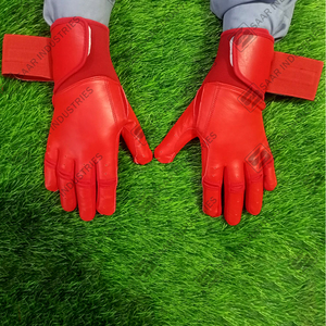 Guantes de bateo de béisbol y softbol personalizados de alta calidad, cómodos, ligeros, duraderos, transpirables, de poliéster/algodón, puño largo - Product Image 2