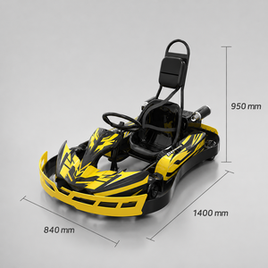 Kart à pédales électrique pour enfants 24V haute durabilité, kart de <span class=keywords><strong>course</strong></span> tout-terrain - Product Image 3