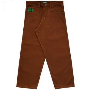 Jeans Personalizados de Lona, Cintura Alta, Bordados, Corte Recto, Ajuste Regular, Casuales - Product Image 3