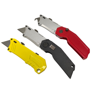 Nylon Quick Switch Dual-Blade <b>Folding</b> Safety Cutter <b>Utility</b> <b>Knife</b> DIY OEM Industrial Grade - Product Image 5