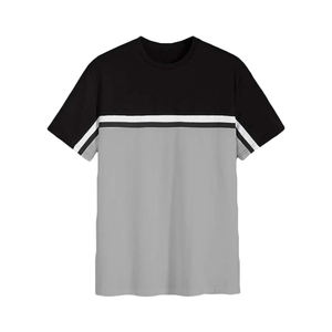 เสื้อสำหรับผู้ชายเสื้อยืดผ้าคอตตอนสำหรับผู้ชายเสื้อลายเรียบลำลองออกแบบโลโก้ได้ตามต้องการใหม่ล่าสุด - Product Image 5