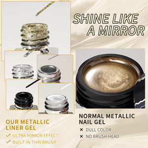 <span class=keywords><strong>Vernis</strong></span> Gel Professionnel RS Nail Private Label pour Manucure Française DIY, Gel Liner <span class=keywords><strong>Semi</strong></span>-<span class=keywords><strong>Permanent</strong></span> pour Dessins et Traçages - Product Image 5