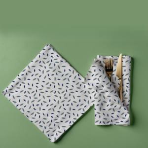 Serviettes de table en coton douces et élégantes, tissage de qualité supérieure, longue durée de vie, très absorbantes, pour les fêtes et les repas - Product Image 3