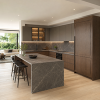 Gabinetes de Cocina Premium YIERHONE para Apartamentos, Estilo Moderno con Puertas Shaker, Pedidos al por Mayor para Desarrolladores de Viviendas Multifamiliares