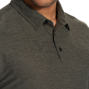 Polo grande taille décontracté de haute qualité pour hommes, haut en jersey respirant confortable, nouvelle chemise imprimée tout-en-un solide d'été - Product Image 5