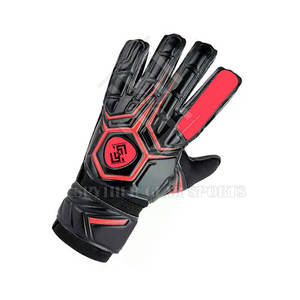 Gants de gardien de but de haute qualité, super doux, en latex, antidérapants, avec sangle de poignet réglable et protection des doigts - Product Image 3