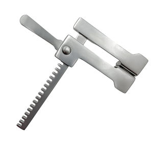 เครื่องถ่างกระดูกซี่โครงแบบแมนนวล FINOCHIETTO ยี่ห้อ OEM รุ่นขายดี คุณภาพสูง ผลิตจากเหล็กกล้าไร้สนิม ใบมีดสองชุด รุ่น DC-SR-4002 ได้รับการรับรองมาตรฐาน CE - Product Image 3