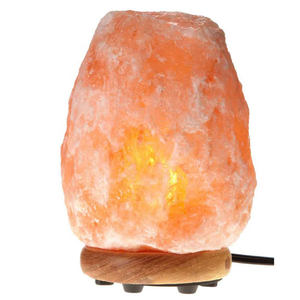 Lampes en sel de l'Himalaya de qualité supérieure sculptées à la main en forme naturelle de sel rose 1-2kg pour la décoration intérieure du bureau au Pakistan vente en gros - Product Image 2