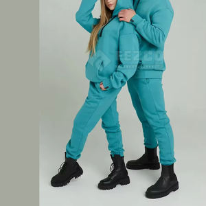 Nouvelle mode unisexe pulls épais unis avec sweats à capuche sweats à capuche avec logo personnalisé à vendre en ligne - Product Image 4