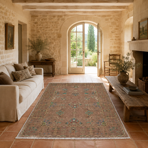 <b>Rug</b> Weavers RW3051 Peony Moss Floral Washable <b>Rug</b> Dropshipping Wholesale Washable Chenille 10 Sizes - Product Image 5