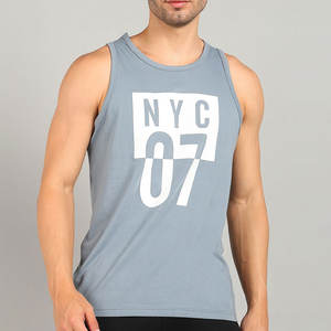 Suministro directo de fábrica Camiseta sin mangas clásica Chaleco Producto más exigente Camiseta sin mangas para hombres Nueva llegada Ropa de verano Camiseta sin mangas - Product Image 1