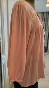 Ropa INS con bordado Floral a la moda para mujeres y niñas, tela antiarrugas de algodón de alta calidad, mangas completas, tanque, botón informal, Verano - Product Image 5