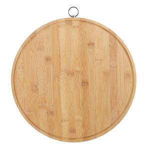 เขียงทรงกลมมีร่องและพื้นผิวตามธรรมชาติสำหรับห้องครัวในบ้าน - Product Image 1