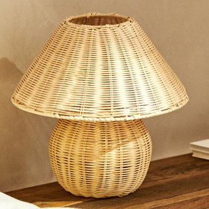Lampe de table en forme de champignon lampes en rotin pour tables de chevet lampes de table les plus vendues - Product Image 6