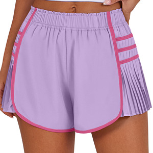 Pantalones cortos de entrenamiento de Fitness cómodos y holgados de alta calidad, pantalones cortos deportivos de cintura alta para exteriores para mujer, pantalones cortos de Yoga para gimnasio de secado rápido para mujer - Product Image 1