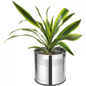 Lot de 3 pots de fleurs en métal doré élégants pour la décoration de la maison et du salon Conteneur d'herbes aromatiques à prix raisonnable - Product Image 6