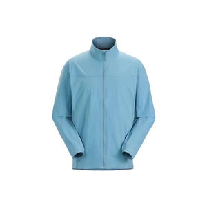 Chaqueta de invierno de alta calidad al por mayor con lona de ganchillo cuello sólido logotipo frontal cierre de cremallera servicio OEM disponible - Product Image 2