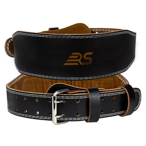 เข็มขัดยกน้ำหนักหนังแท้ผลิตจากจากปากีสถาน - Product Image 1