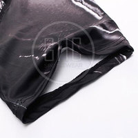 Camiseta de Compresión para Hombre de Alta Calidad, Color Personalizado, Ropa de Yoga sin Costuras, Spandex/Poliéster, Secado Rápido, Transpirable, Manga Corta