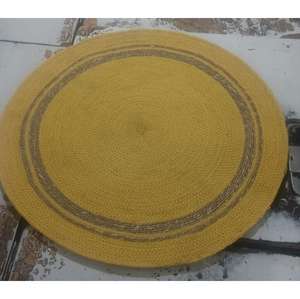 Set de table rond tressé fait main en jute résistant à la chaleur pour tables à manger, provenance Inde - Product Image 4