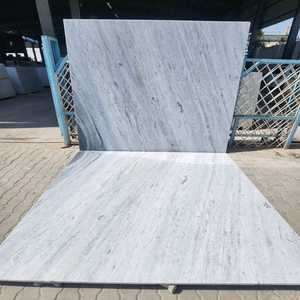 Encimeras de piso de hotel de mármol blanco hielo de porcelana moderna Backsplashes Formato de losa natural Precio competitivo Diseño gráfico - Product Image 2