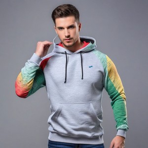 Sweat-shirt unisexe d'hiver XL de haute qualité, design graphique personnalisé, fermeture éclair, coupe oversize, technique délavée, fabriqué au Bangladesh, en polaire - Product Image 3