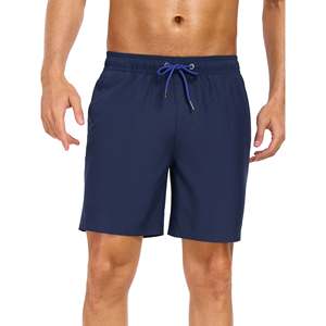 Pantalones cortos para hombre, tabla de compresión de entrenamiento atlético de verano personalizada, pantalones cortos 2 en 1 de nailon Spandex de 5 pulgadas con entrepierna para hombre - Product Image 5