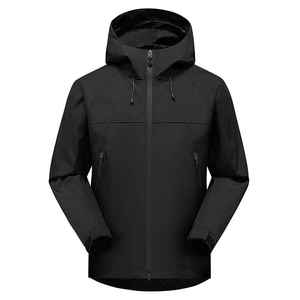 Mens Casual Stand Collar Zip Bomber Jacket Customizable Logo Washed Techniques New Spring <b>Windbreaker</b> Bomber Jacket - Product Image 4