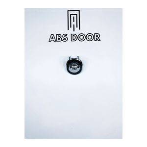 Plaque de porte en acier ABSDOOR, argent mat, éco-responsable, montage à boucle, design moderne, durable, pour école, appartement, hôtel, villa - Product Image 3