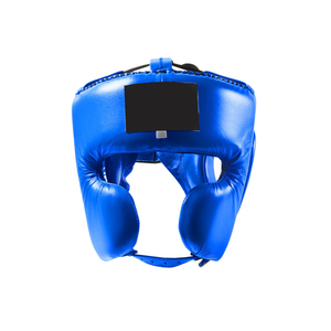 Protectores de cabeza de cuero con diseño de logotipo personalizado profesional, envío rápido y servicio OEM de bajo precio para productos de boxeo - Product Image 3