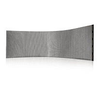 Écran LED transparent 3D de 6 m de hauteur, affichage LED holographique pour centre commercial et vitrines, mur LED transparent