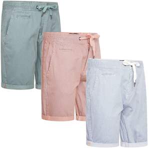 Mens Casual Elastic Waist Summer <b>Shorts</b> with Drawstring Cotton Blend Breathable Striped Chino <b>Shorts</b> for Beach and Daily Wear - Product Image 1