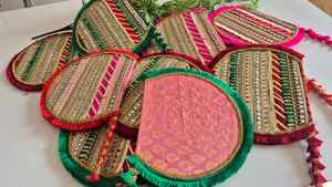 Mini éventails décoratifs, cadeaux de fête, Ramadan, Eid, Nikkah, mariage, festival, cadeaux de henné, cadeaux pour demoiselles d'honneur, cadeaux à offrir - Product Image 3