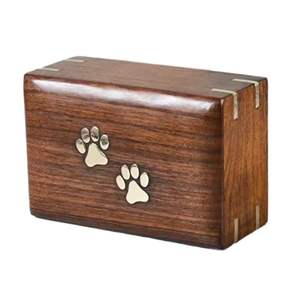 Luxury Modern Handmade Wooden Eco-Friendly Biodegradable Engraved Cremation Urn for Pet <b>Ashes</b> Memorial Keepsake Box for <b>Dogs</b> - Product Image 5