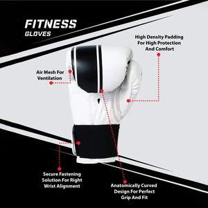 ถุงมือซ้อมมวยไทย MMA สีทึบผลิตจากผู้ผลิตมืออาชีพ - Product Image 6