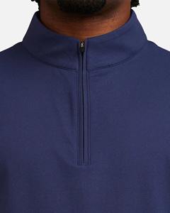 Sweat-shirt à capuche zippé 1/4 avec logo personnalisé Sweat-shirt à capuche de golf en polyester avec col zippé pour hommes - Product Image 3